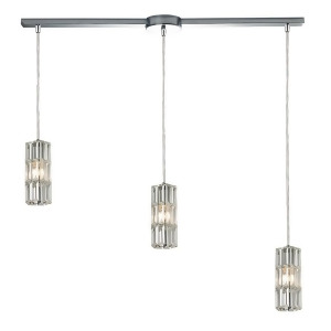 Elk Lighting Cynthia Collection 3 Light Chandelier in Polished Chrome 31487-3L - All