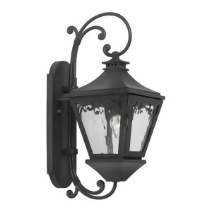 Elk Manor Outdoor Wall Lantern Solid Brass in Charcoal 6710-C - All