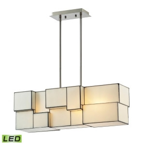 Elk Lighting Cubist Collection 4 Light Chandelier Led Fixture- 72063-4-Led - All