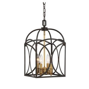 Savoy House Talbot 4 Light Small Foyer English Bronze Warm Brass 3-4080-4-79 - All