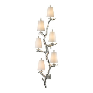 Elk Lighting Sprig Collection 6 Light Sconce in Silver Leaf 55005-6 - All