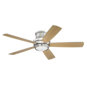 Craftmade Tempo Hugger 52 Ceiling Fan Nickel Silver/Maple Blades- Tmph52bnk5 - All