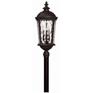 Hinkley Lighting Windsor 6 Light Outdoor Extra Large Post Top Black 1921Bk - All