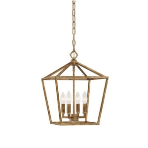 Millennium Lighting 4 Light Pendant Vintage Gold 3234-Vg - All