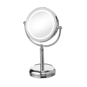 Dainolite Table Led Lighted Magnifier Mirror Polished Chrome Ledmir-2t-pc - All