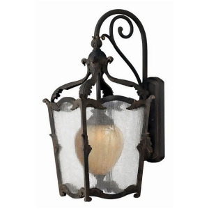 Hinkley Lighting Sorrento 1 Light Outdoor Large Wall Mount Aged Iron 1425Ai - All