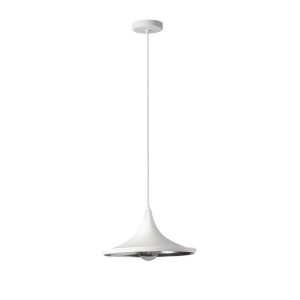 Dainolite 1 Light Pendant Matte White Silver Hki-141p-wh - All