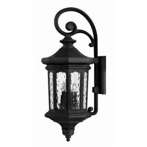 Hinkley Lighting Raley 4 Light Outdoor Large Wall Mount Museum Black 1605Mb - All