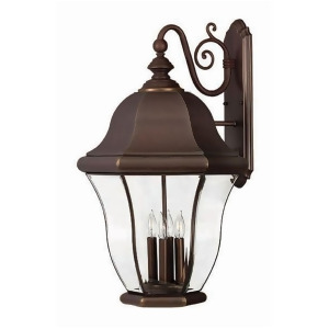 Hinkley Monticello 4 Light Outdoor Extra Lg Wall Mount Copper Bronze 2336Cb - All