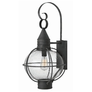 Hinkley Lighting Cape Cod 1 Light Outdoor Large Wall Mount Aged Zinc 2205Dz - All