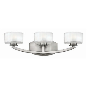 Hinkley Lighting Meridian 3 Light Bath Light Brushed Nickel 5593Bn - All