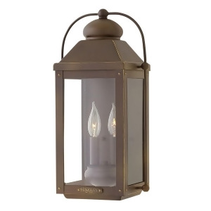 Hinkley Lighting Anchorage 2 Light Outdoor Med Wall Mount Bronze 1854Lz - All
