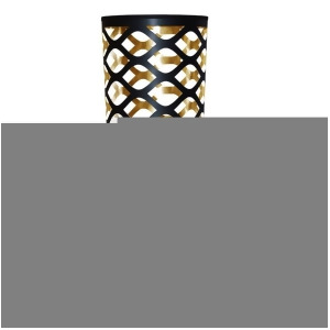 Dainolite 1 Light Cut Out Table Lamp in Black and Gold Cut-t-698 - All