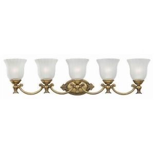 Hinkley Lighting Francoise 5 Light Bath Light Burnished Brass 5585Bb - All