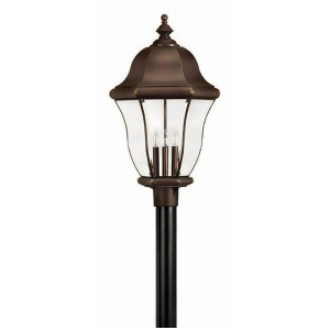 Hinkley Monticello 4 Light Outdoor Extra Lg Post Top Copper Bronze 2337Cb - All