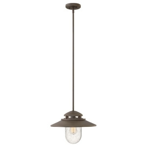 Hinkley Lighting Atwell 1 Light Outdoor Hanging Oil Rubbed Bronze 1112Oz - All