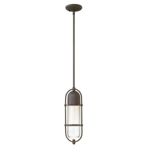 Hinkley Lighting Perry 1 Light Outdoor Hanging Oil Rubbed Bronze 2382Oz - All