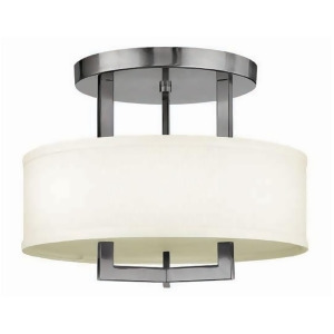 Hinkley Lighting Hampton 3 Light Foyer Semi-Flush Mount Antq Nickel 3200An - All