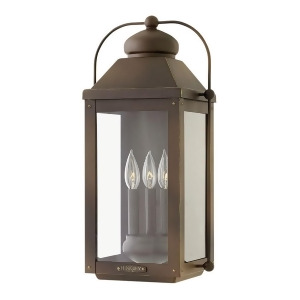 Hinkley Lighting Anchorage 3 Light Outdoor Lg Wall Mount Bronze 1855Lz - All