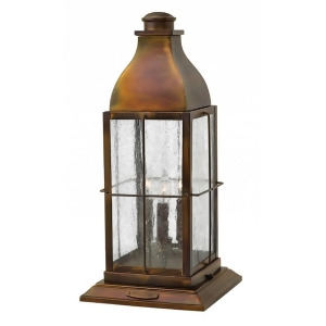 Hinkley Lighting Bingham 3 Light Outdoor Extra Large Post Top Sienna 2047Sn - All