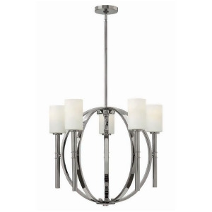 Hinkley Lighting Margeaux 5 Light Chandelier Stem Hung Nickel 3585Pn - All