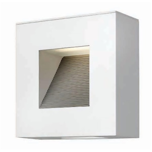 Hinkley Lighting Luna 2 Lt Outdoor Medium Wall Mount Satin White 1647Sw-led - All