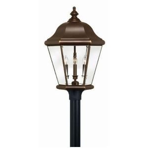 Hinkley Clifton Park 4 Light Outdoor Extra Lg Post Top Copper Bronze 2407Cb - All