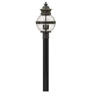 Hinkley Lighting Saybrook 3 Light Outdoor Post Top/Pier Mount Bronze 2341Oz - All