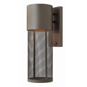 Hinkley Lighting Aria 1 Light Outdoor Small Wall Mount Buckeye Bronze 2300Kz - All