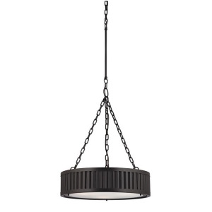 Elk Lighting Linden Collection 3 Light Pendant in Oil Rubbed Bronze 46134-3 - All