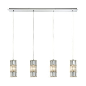 Elk Cynthia 4 Light Linear Pendant In Polished Chrome 31486-4Lp - All