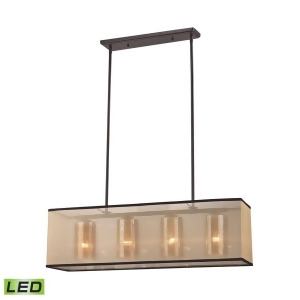 Elk Diffusion 4 Light Led Chandelier In Oil Rubbed Bronze 57028-4-Led - All
