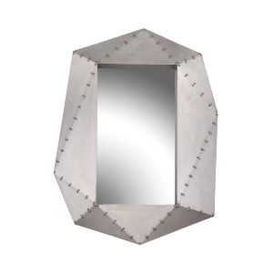 Sterling Industries Hedron Wall Mirror German Silver 351-10250 - All