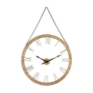 Sterling Industries Geri Wall Clock Gold Leaf 326-8721 - All