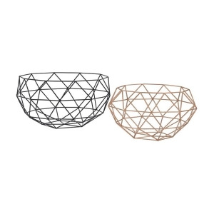 Sterling Industries Connect Bowls Black Rose Gold 3200-086-S2 - All
