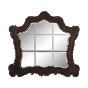 Guildmaster Ornate Heritage Beveled Mirror Grey Stain Champagne 102509 - All