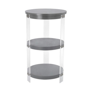 Sterling Industries Gothenburg Accent Table Grey Clear 351-10269 - All