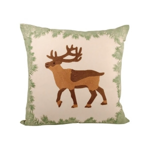 Pomeroy Elk 20 x 20 Pillow Evergreen Cafe 904257 - All