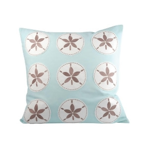 Pomeroy Tropica Pillow 20 x 20 Teal Smoked Pearl 904202 - All