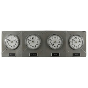 Cooper Classics Terminal Clock Metal 40723 - All