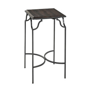 Cooper Classics Macon Side Table Metal Wood 6324 - All