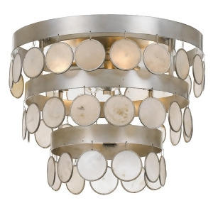 Crystorama Coco 4 Light Antique Silver Ceiling Mount 6000-Sa - All