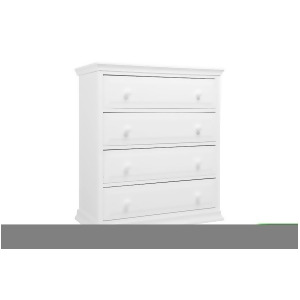 Davinci Signature 4 Drawer Tall Dresser White M4422w - All