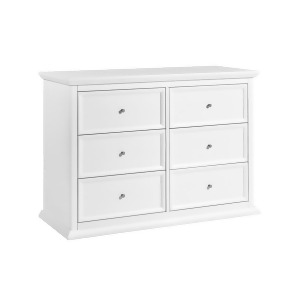 Mdb Classic Foothill Louis 6 Drawer Changer Dresser White M3916w - All