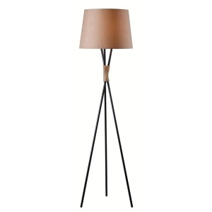 Kenroy Home Trio Floor Lamp Bronze with Rope Accents 32766Brz - All