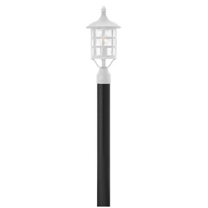 Hinkley Freeport 1 Light Outdoor Post Top/Pier Mount Classic White 1807Cw - All