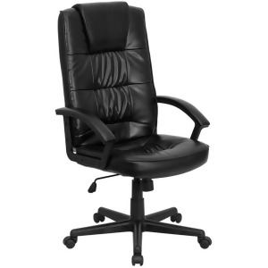 Flash Furniture Bonded Leather Office Chair Black Go-7102-gg - All