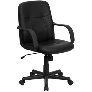 Flash Furniture Black Vinyl Office Chair Black H8020-gg - All
