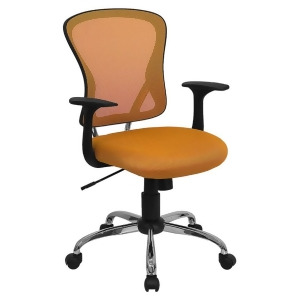 Flash Furniture Orange Mesh Chair Orange H-8369f-org-gg - All