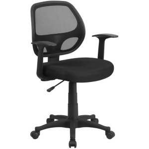 Flash Furniture Black Mesh Chair Black Lf-w-118a-bk-gg - All